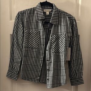 Treasure & Bond Black and White Utility Jacket NWT
